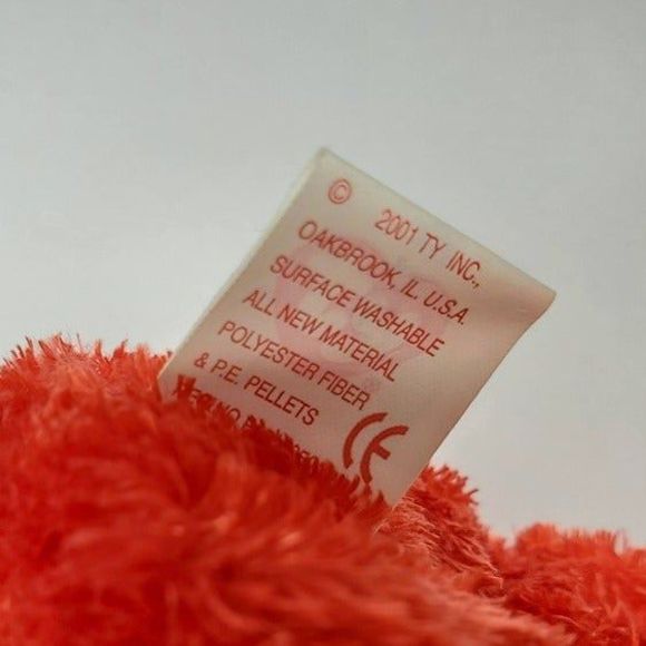 TY Beanie Babies Halo Angel Bear 1998 and Sizzle Red Bear 2001 - Picture 8 of 12